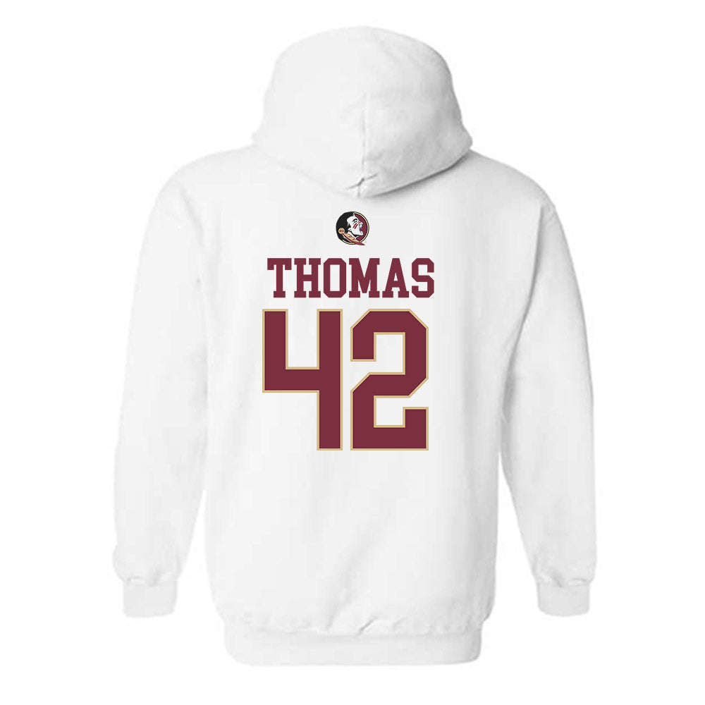 FSU - NCAA Football : Chris Thomas - Classic Shersey Hooded Sweatshirt-1