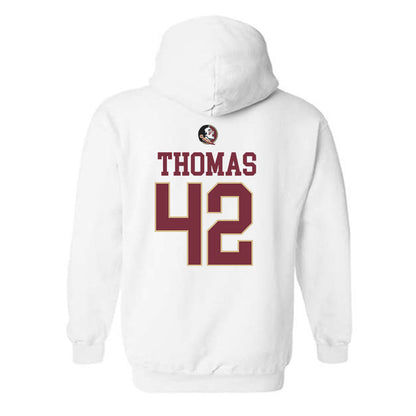 FSU - NCAA Football : Chris Thomas - Classic Shersey Hooded Sweatshirt-1