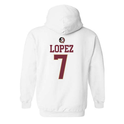 FSU - NCAA Football : Jasen Lopez - Classic Shersey Hooded Sweatshirt-1