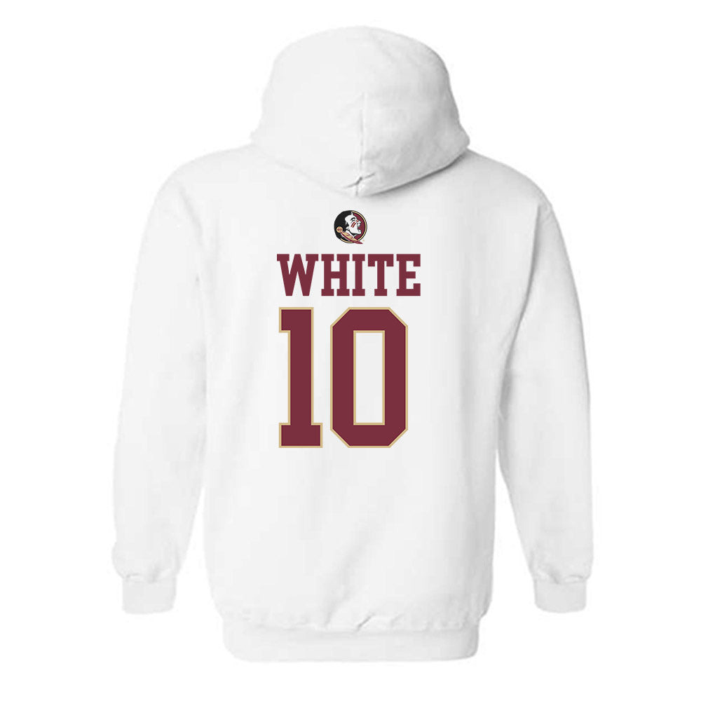 FSU - NCAA Football : Efrem White - Classic Shersey Hooded Sweatshirt-1