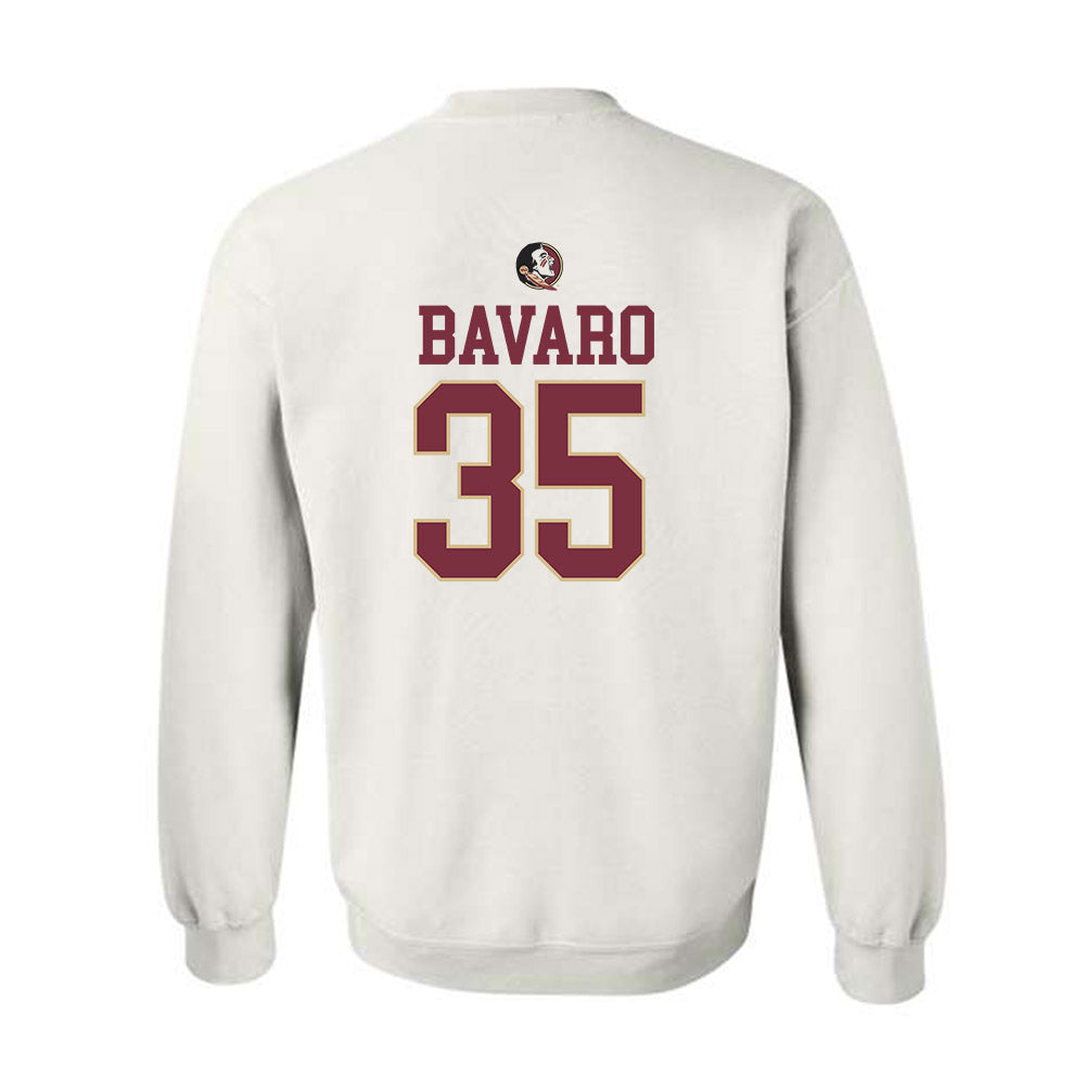 FSU - NCAA Baseball : Will Bavaro - Classic Shersey Crewneck Sweatshirt-1