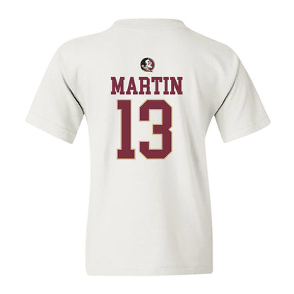 FSU - NCAA Men's Lacrosse : Kyle Martin - Generic Shersey Youth T-Shirt-1