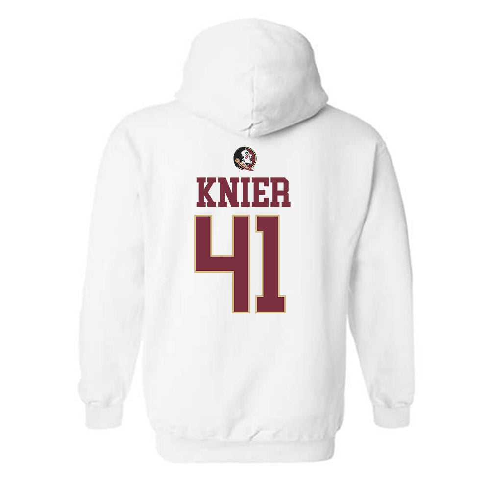 FSU - NCAA Baseball : Chris Knier - Generic Shersey Hooded Sweatshirt