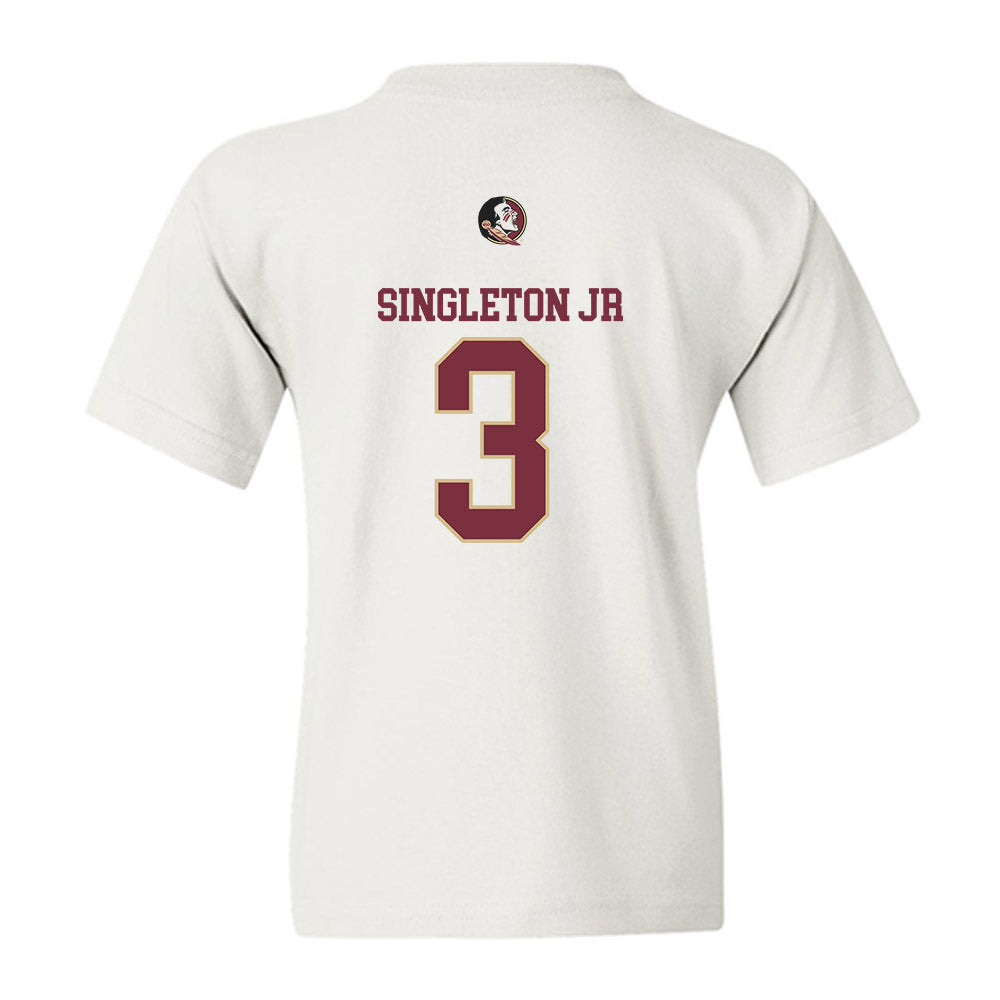 FSU - NCAA Football : Samuel Singleton Jr - Classic Shersey Youth T-Shirt-1