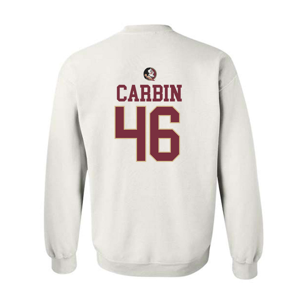 FSU - NCAA Football : Chris Carbin - Classic Shersey Crewneck Sweatshirt-1