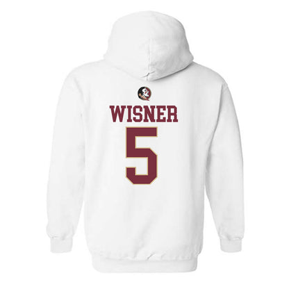 FSU - NCAA Football : Tre Wisner - Classic Shersey Hooded Sweatshirt-1