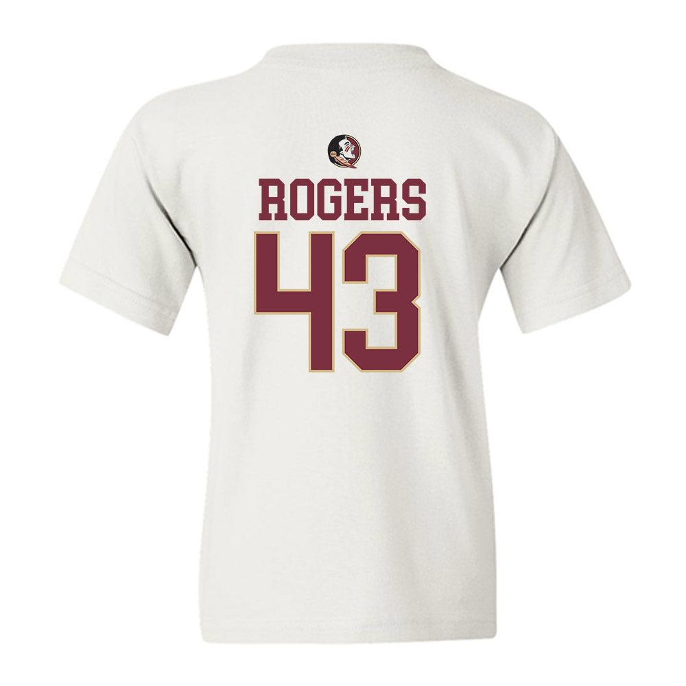 FSU - NCAA Football : Trent Rogers - Classic Shersey Youth T-Shirt-1