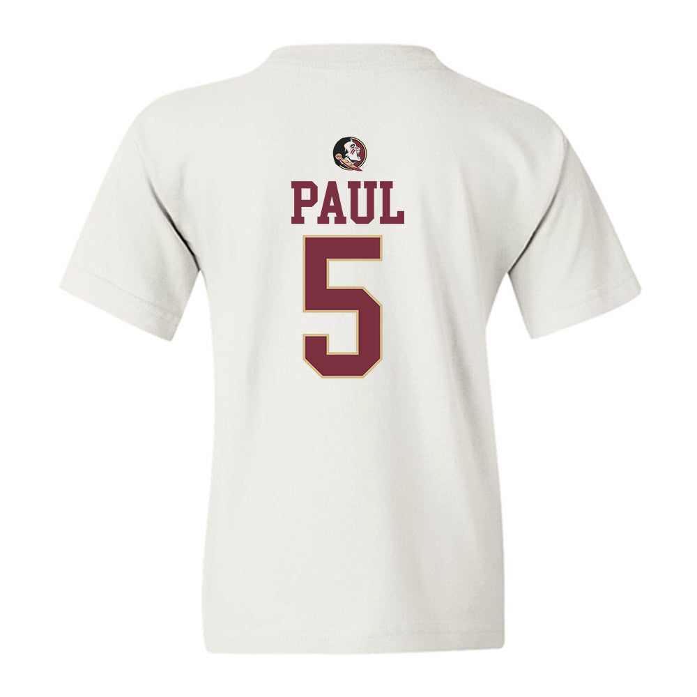 FSU - NCAA Men's Basketball : Collin Paul - Classic Shersey Youth T-Shirt-1