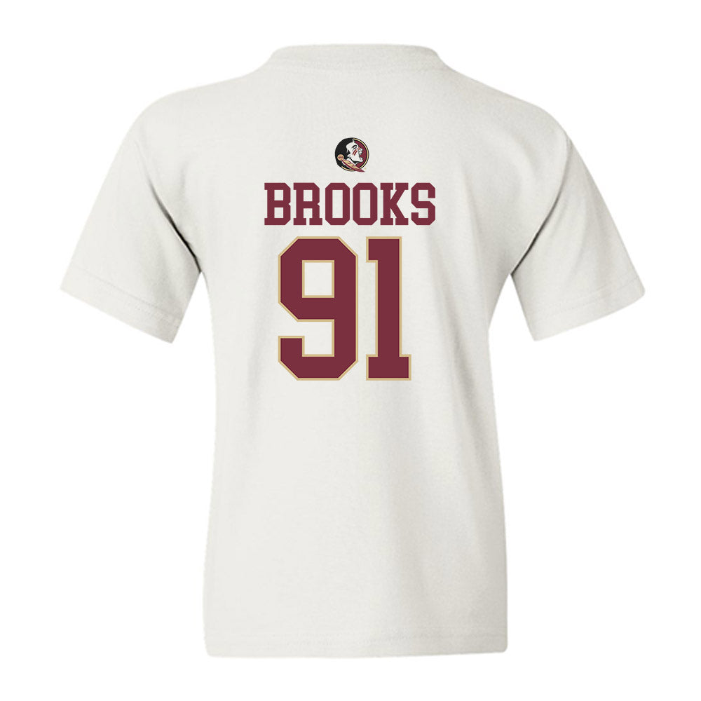 FSU - NCAA Football : Cam Brooks - Classic Shersey Youth T-Shirt-1