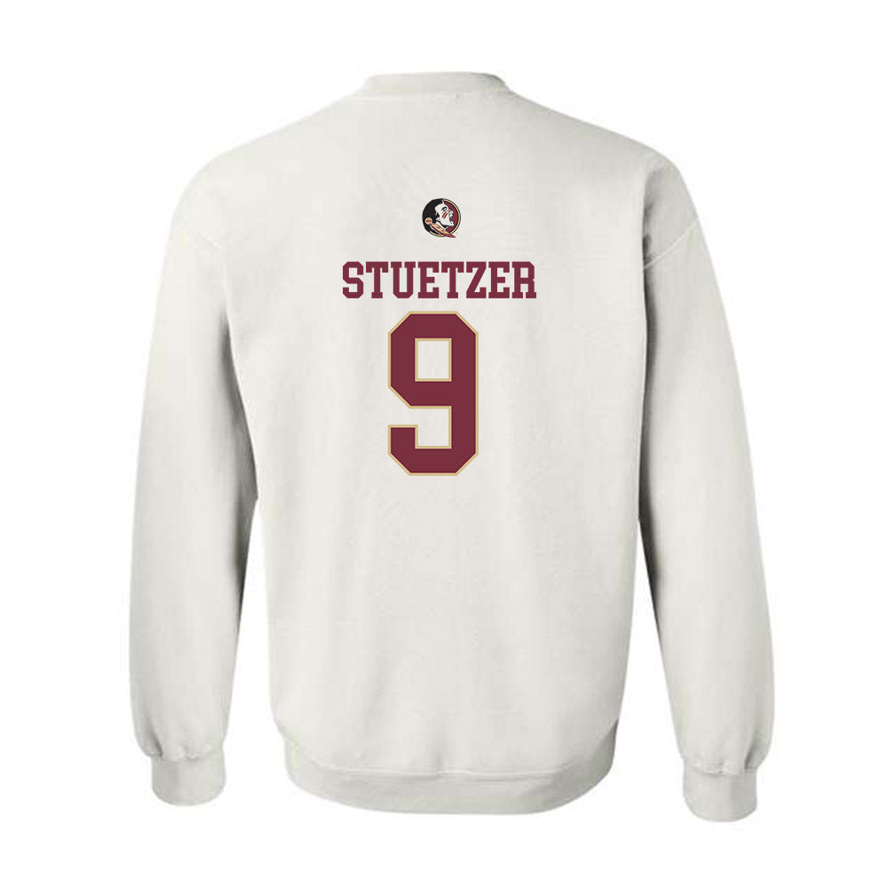 FSU - NCAA Baseball : John Stuetzer - Classic Shersey Crewneck Sweatshirt-1