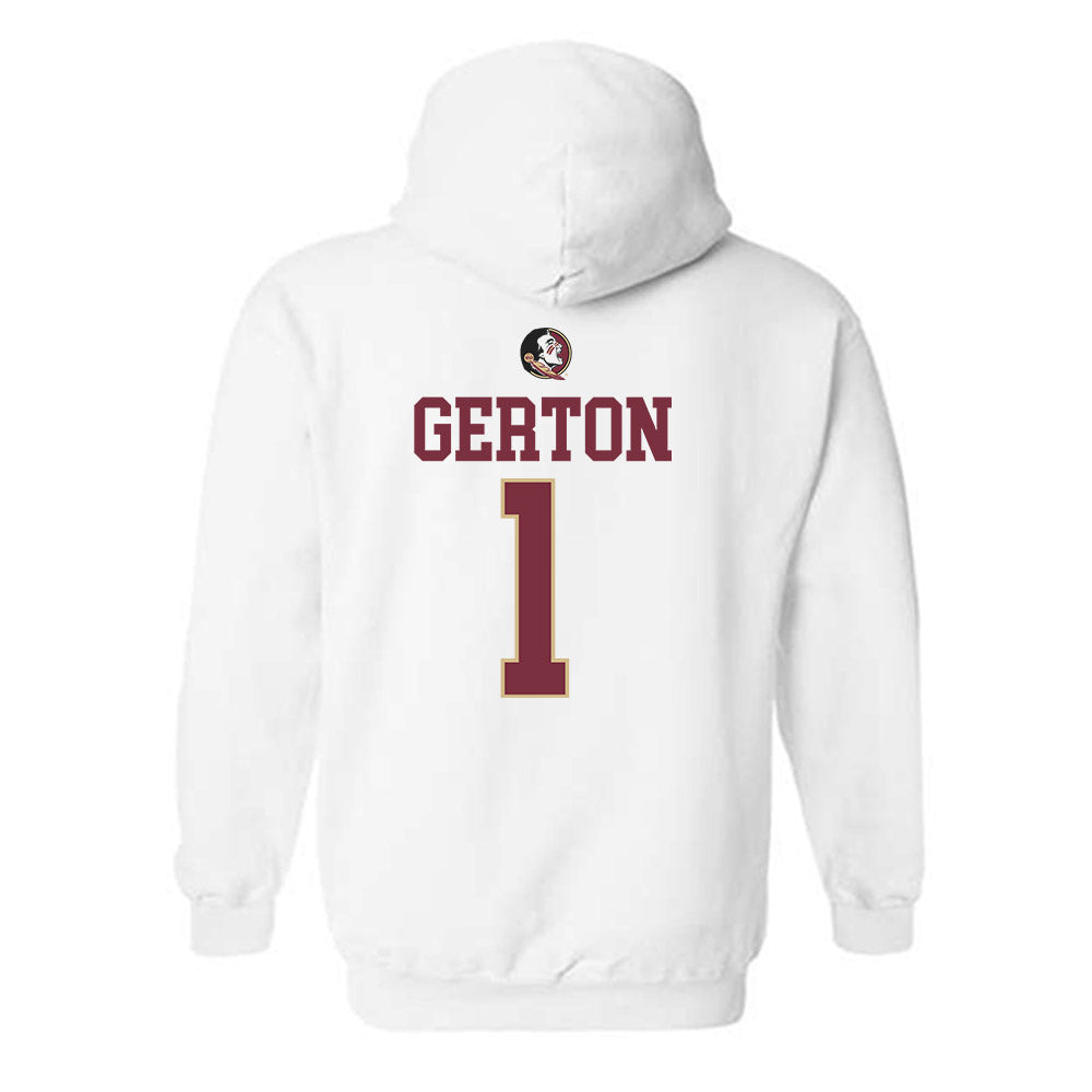 FSU - NCAA Women's Basketball : Mari Gerton - Classic Shersey Hooded Sweatshirt-1