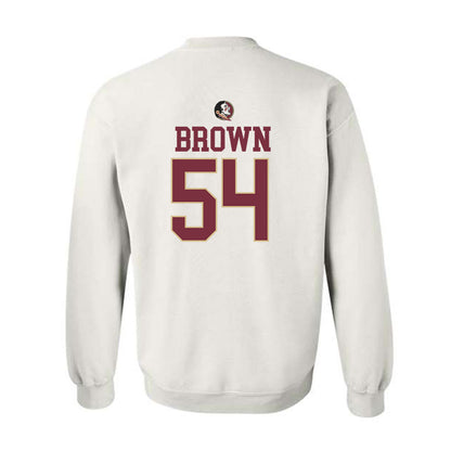 FSU - NCAA Football : Chastan Brown - Classic Shersey Crewneck Sweatshirt-1