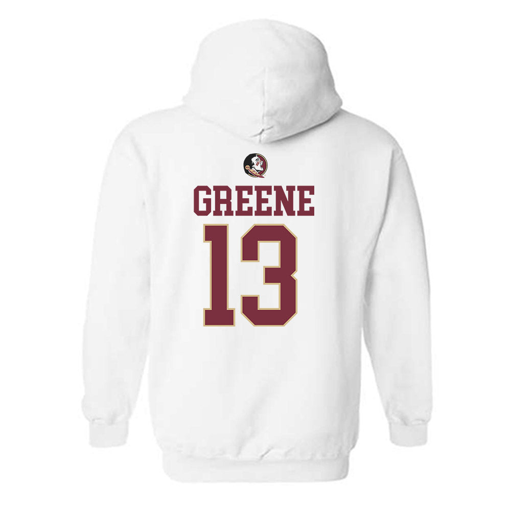 FSU - NCAA Women's Basketball : Tatum Greene - Classic Shersey Hooded Sweatshirt-1