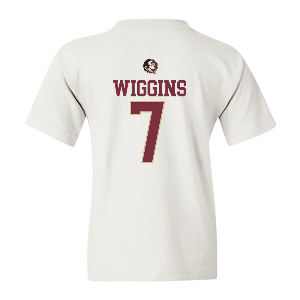 FSU - NCAA Men's Basketball : Chauncey Wiggins - Classic Shersey Youth T-Shirt-1