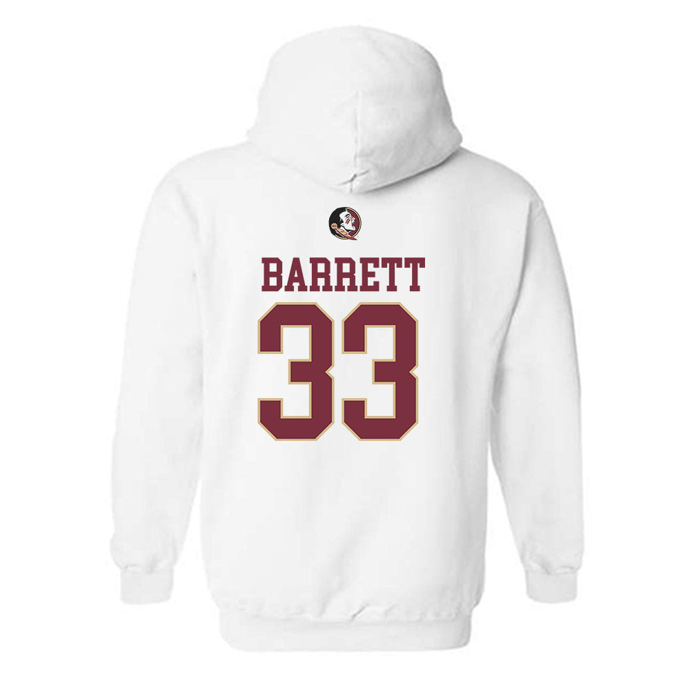 FSU - NCAA Baseball : Ben Barrett - Generic Shersey Hooded Sweatshirt