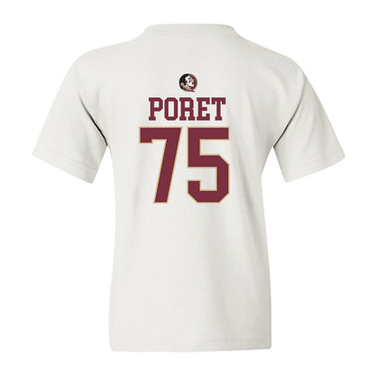 FSU - NCAA Football : Sean Poret - Classic Shersey Youth T-Shirt-1
