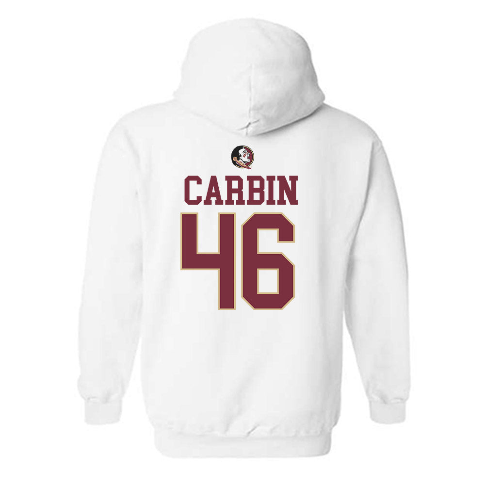 FSU - NCAA Football : Chris Carbin - Classic Shersey Hooded Sweatshirt-1