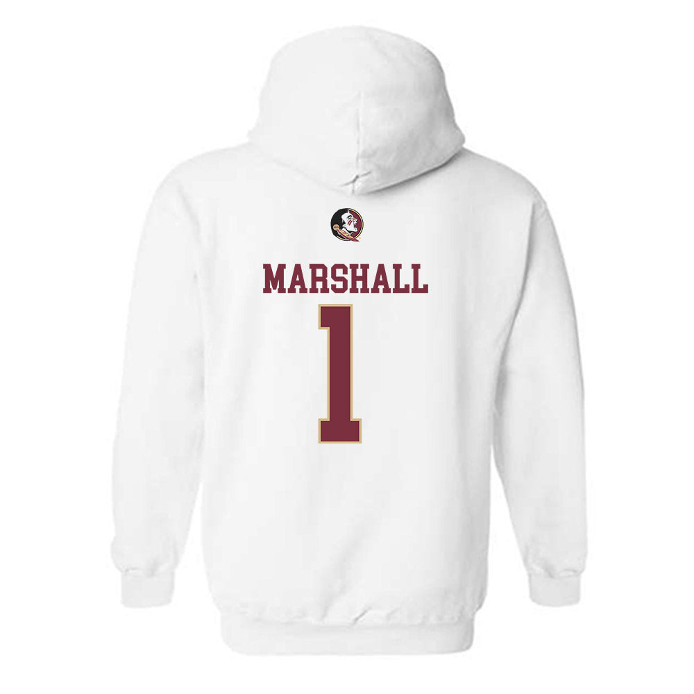 FSU - NCAA Football : Malachi Marshall - Classic Shersey Hooded Sweatshirt-1