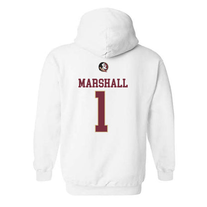 FSU - NCAA Football : Malachi Marshall - Classic Shersey Hooded Sweatshirt-1