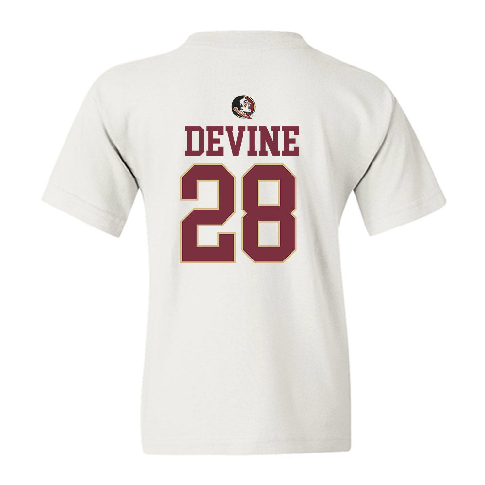 FSU - NCAA Women's Lacrosse : Annie Devine - Classic Shersey Youth T-Shirt-1