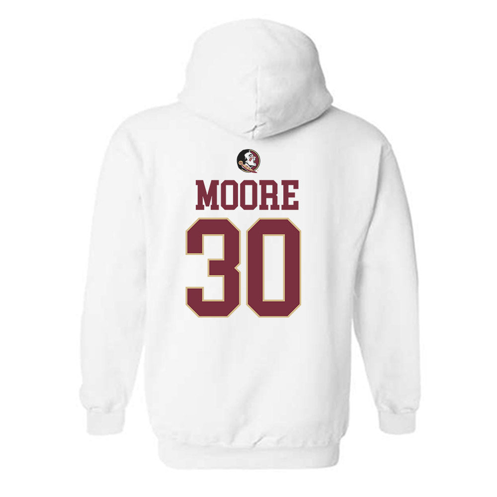 FSU - NCAA Baseball : Bryson Moore - Classic Shersey Hooded Sweatshirt-1