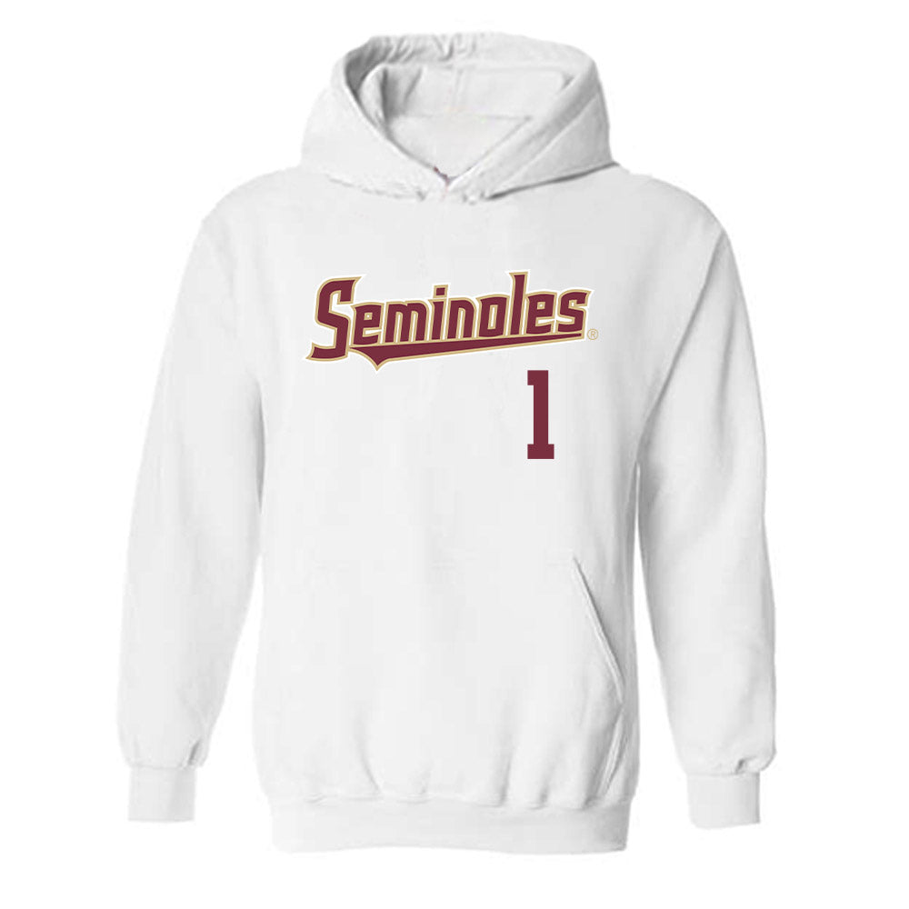 FSU - NCAA Baseball : Chase Williams - Classic Shersey Hooded Sweatshirt-0