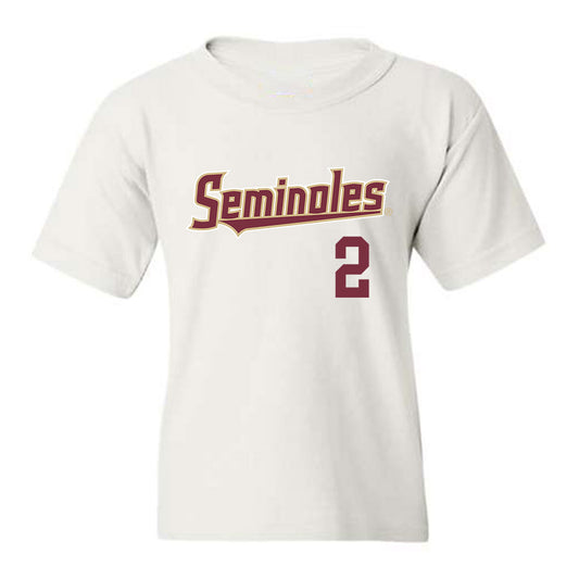 FSU - NCAA Softball : Addie DeLong - Generic Shersey Youth T-Shirt