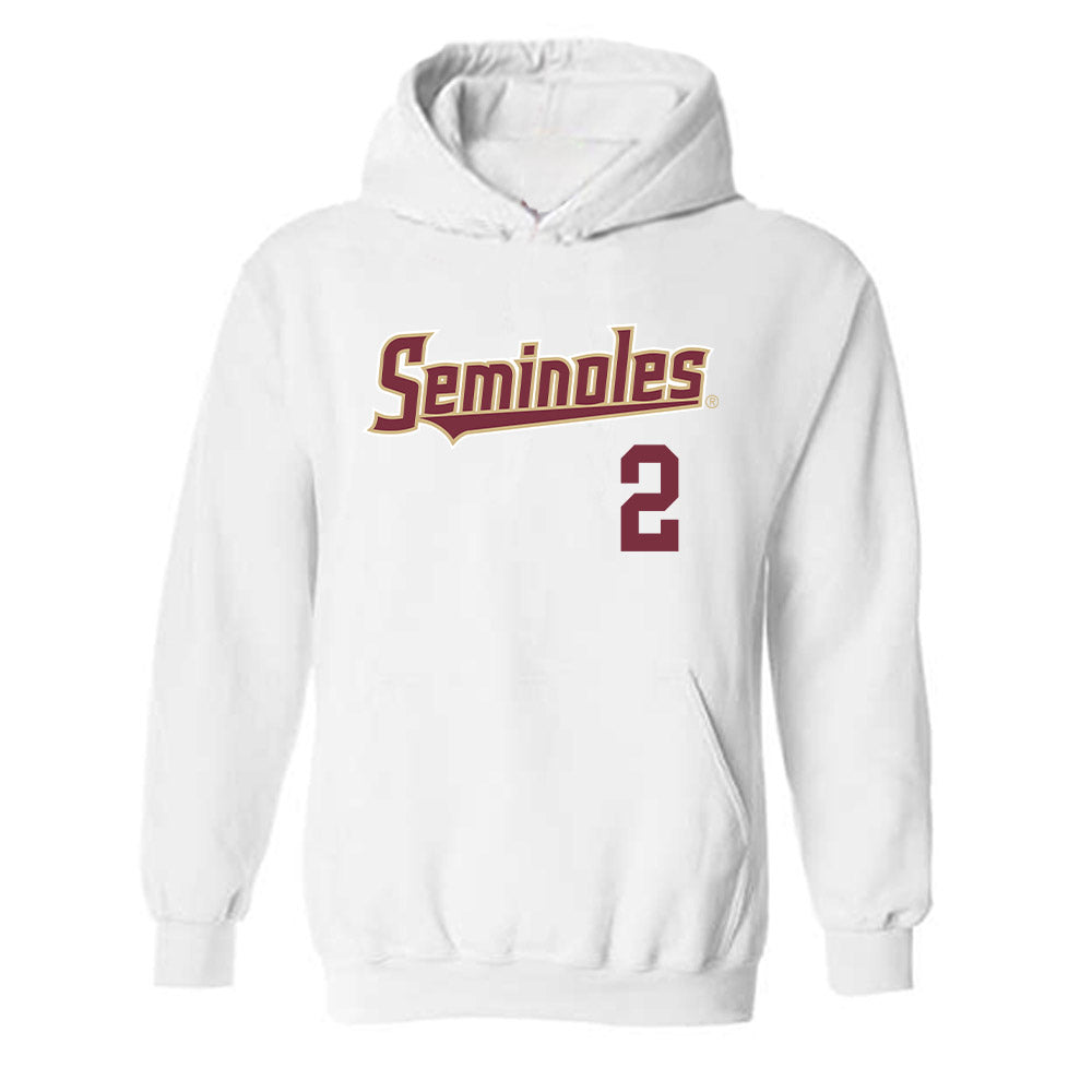 FSU - NCAA Men's Basketball : Cam Miles - Classic Shersey Hooded Sweatshirt-0