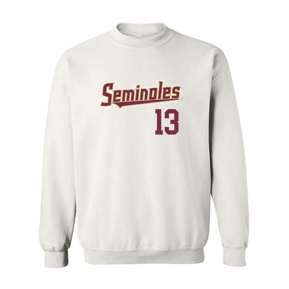 FSU - NCAA Men's Lacrosse : Kyle Martin - Generic Shersey Crewneck Sweatshirt-0