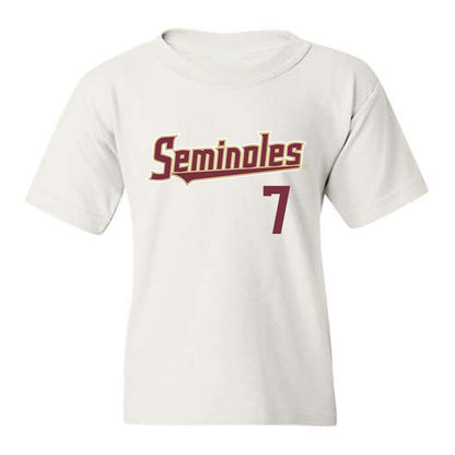 FSU - NCAA Men's Basketball : Chauncey Wiggins - Classic Shersey Youth T-Shirt-0