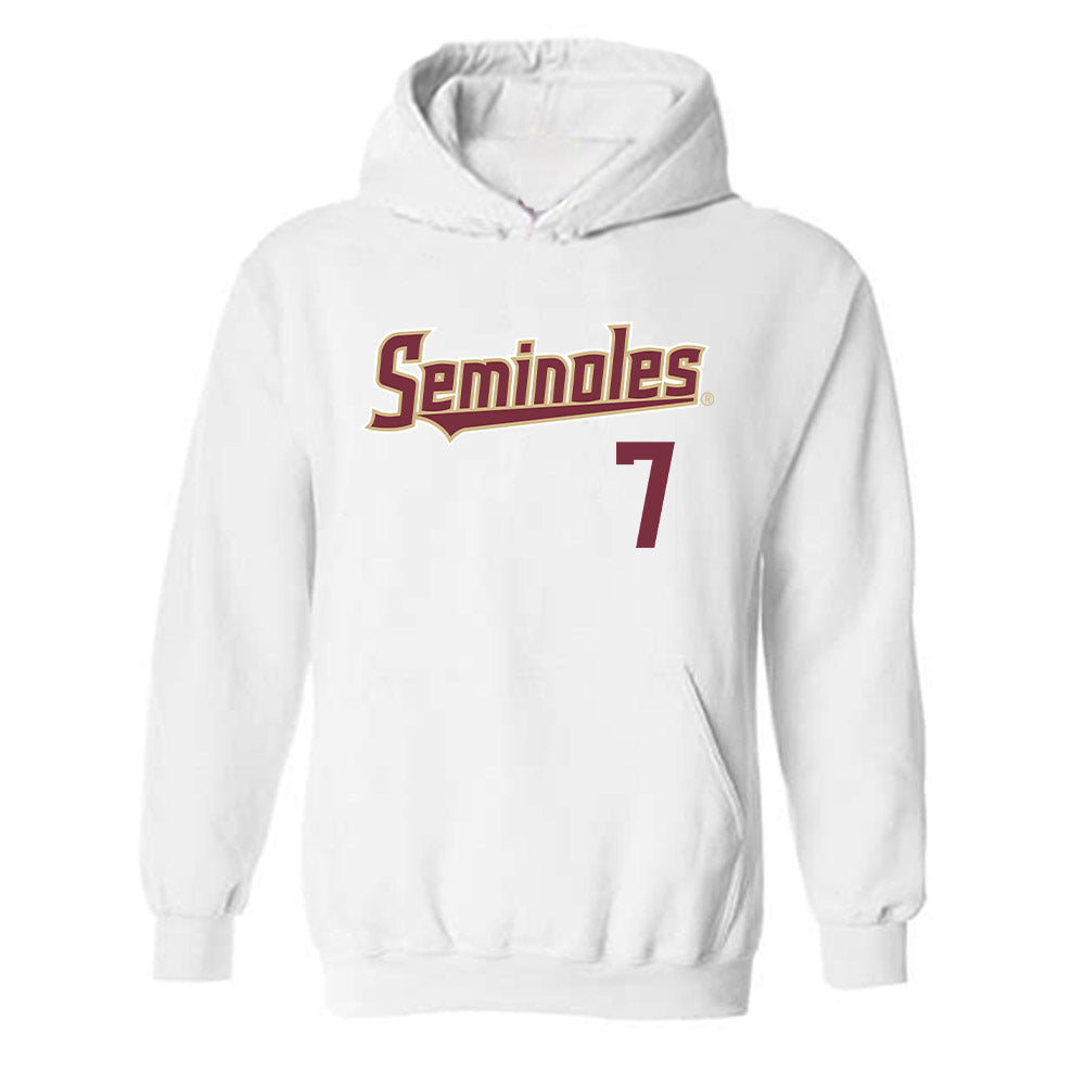 FSU - NCAA Football : Ashlynd Barker - Classic Shersey Hooded Sweatshirt-0