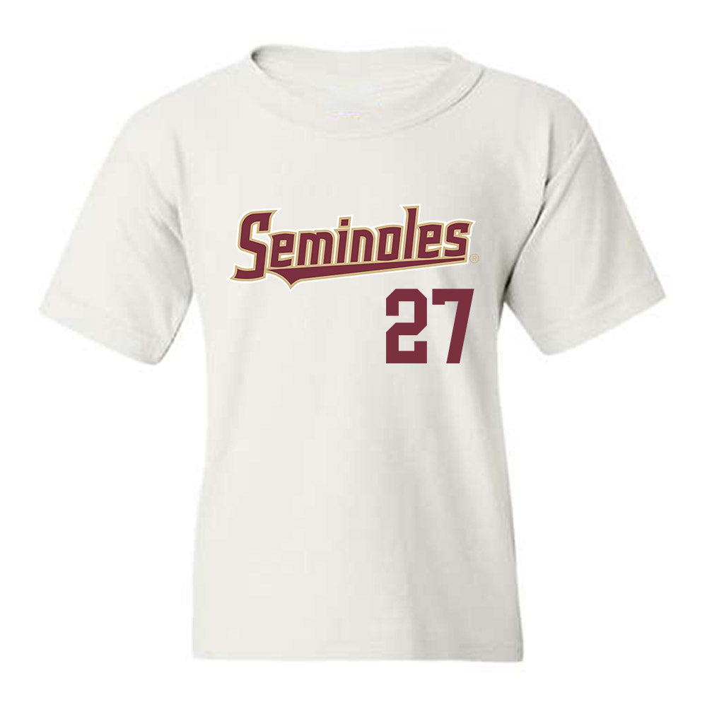 FSU - NCAA Baseball : Kevin Mebil - Classic Shersey Youth T-Shirt-0