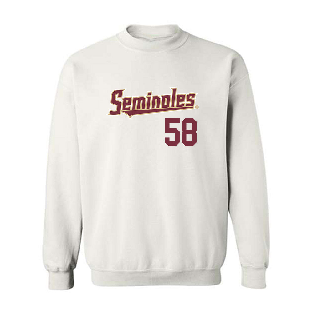 FSU - NCAA Beach Volleyball : Jordan Boulware - Generic Shersey Crewneck Sweatshirt-0
