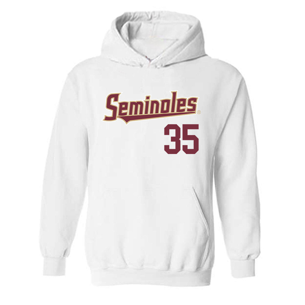 FSU - NCAA Baseball : Will Bavaro - Classic Shersey Hooded Sweatshirt-0
