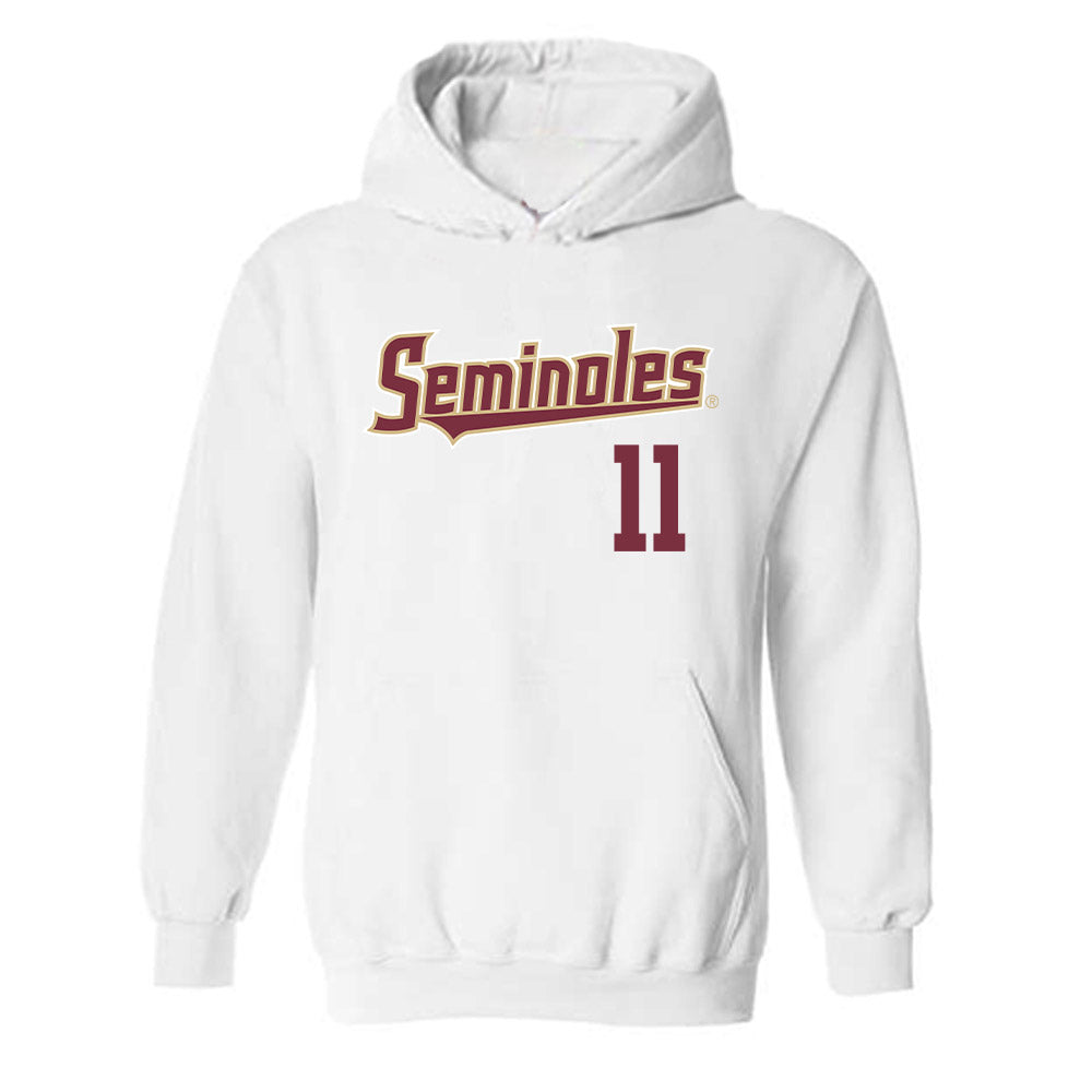 FSU - NCAA Men's Basketball : Xavier Osceola - Classic Shersey Hooded Sweatshirt-0