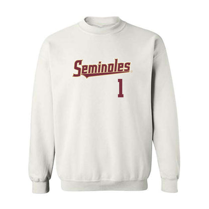 FSU - NCAA Baseball : Chase Williams - Classic Shersey Crewneck Sweatshirt-0