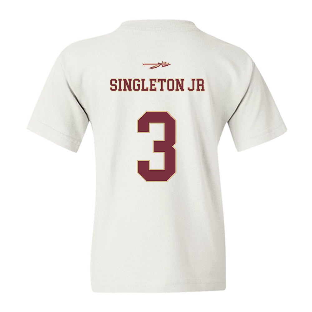 FSU - NCAA Football : Samuel Singleton Jr - Classic Shersey Youth T-Shirt-1