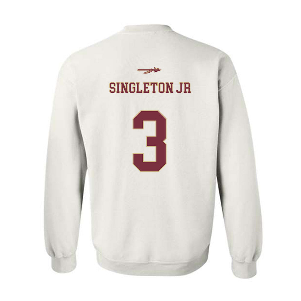 FSU - NCAA Football : Samuel Singleton Jr - Classic Shersey Crewneck Sweatshirt-1