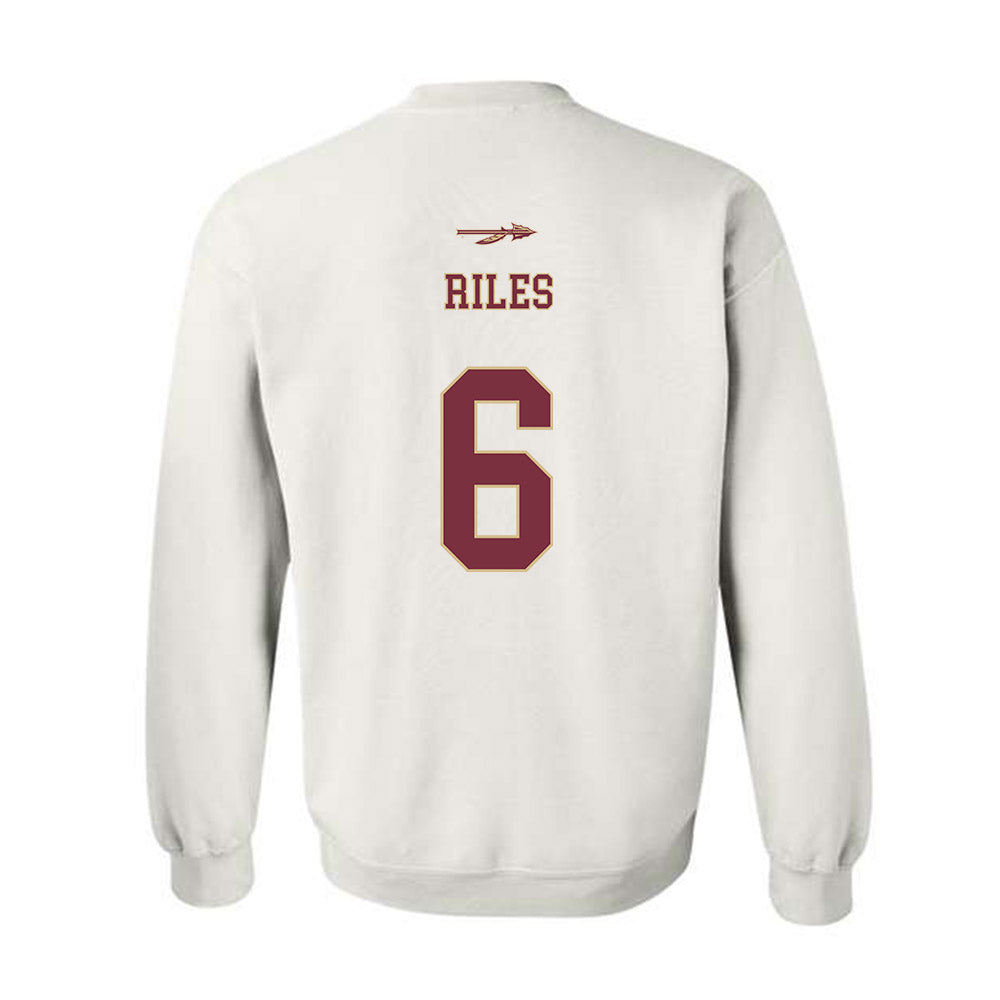 FSU - NCAA Football : Desirrio Riles - Classic Shersey Crewneck Sweatshirt-1