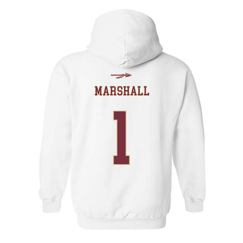 FSU - NCAA Football : Malachi Marshall - Classic Shersey Hooded Sweatshirt-1