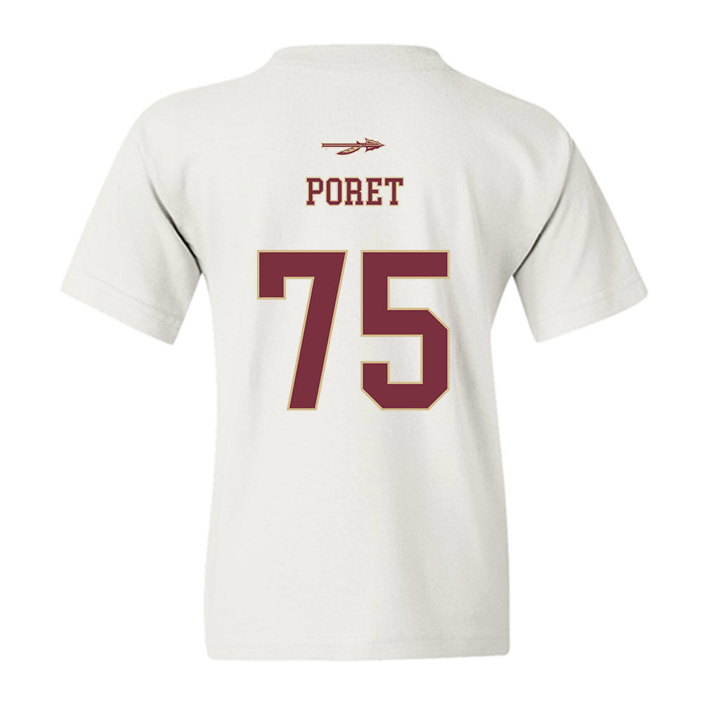 FSU - NCAA Football : Sean Poret - Classic Shersey Youth T-Shirt-1
