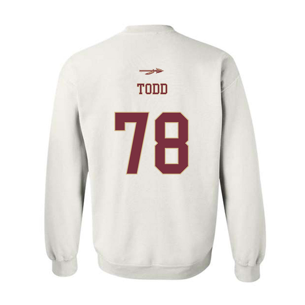 FSU - NCAA Football : Jayden Todd - Classic Shersey Crewneck Sweatshirt-1