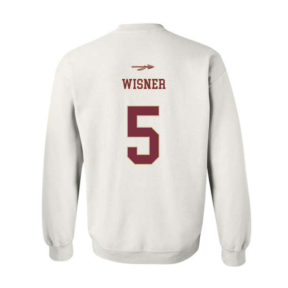 FSU - NCAA Football : Tre Wisner - Classic Shersey Crewneck Sweatshirt-1