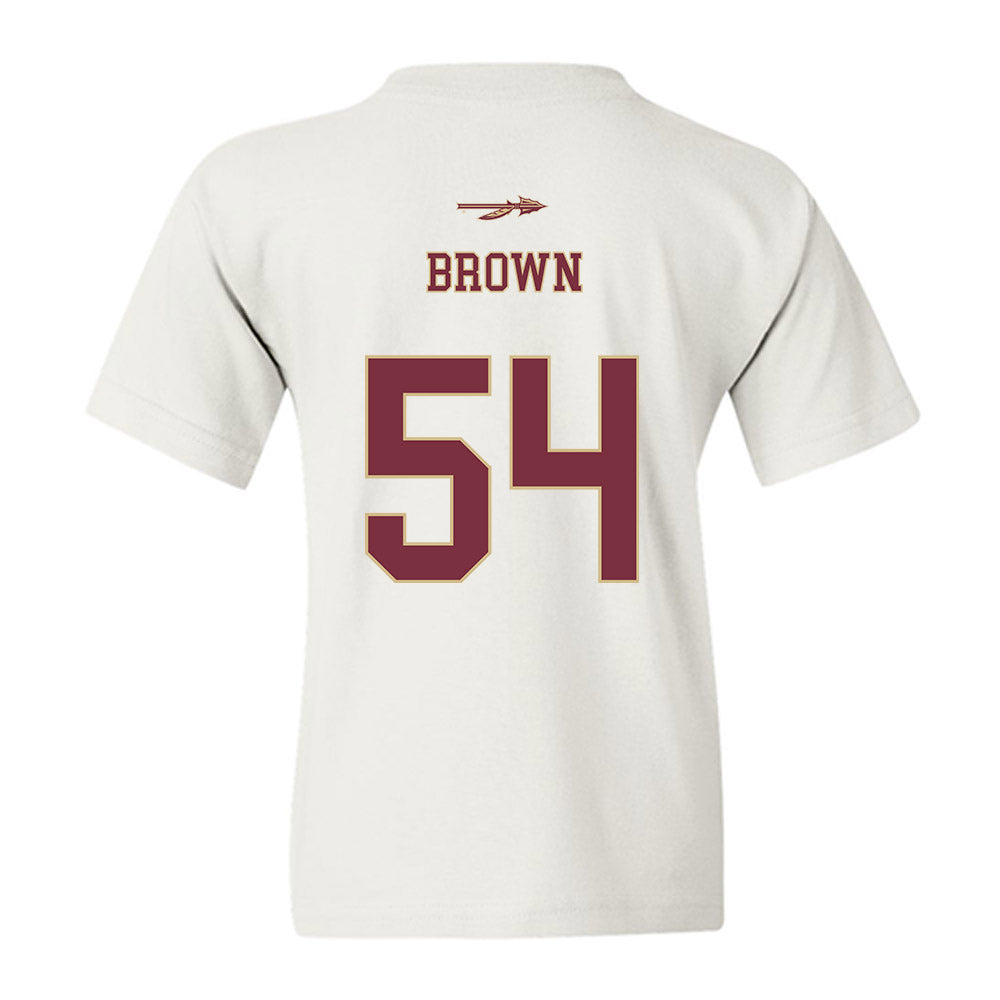 FSU - NCAA Football : Chastan Brown - Classic Shersey Youth T-Shirt-1