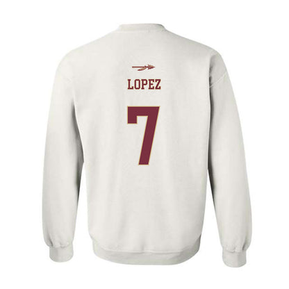 FSU - NCAA Football : Jasen Lopez - Classic Shersey Crewneck Sweatshirt-1