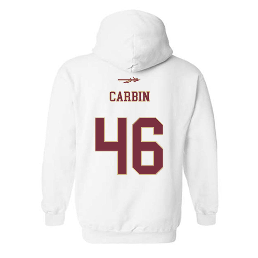 FSU - NCAA Football : Chris Carbin - Classic Shersey Hooded Sweatshirt-1