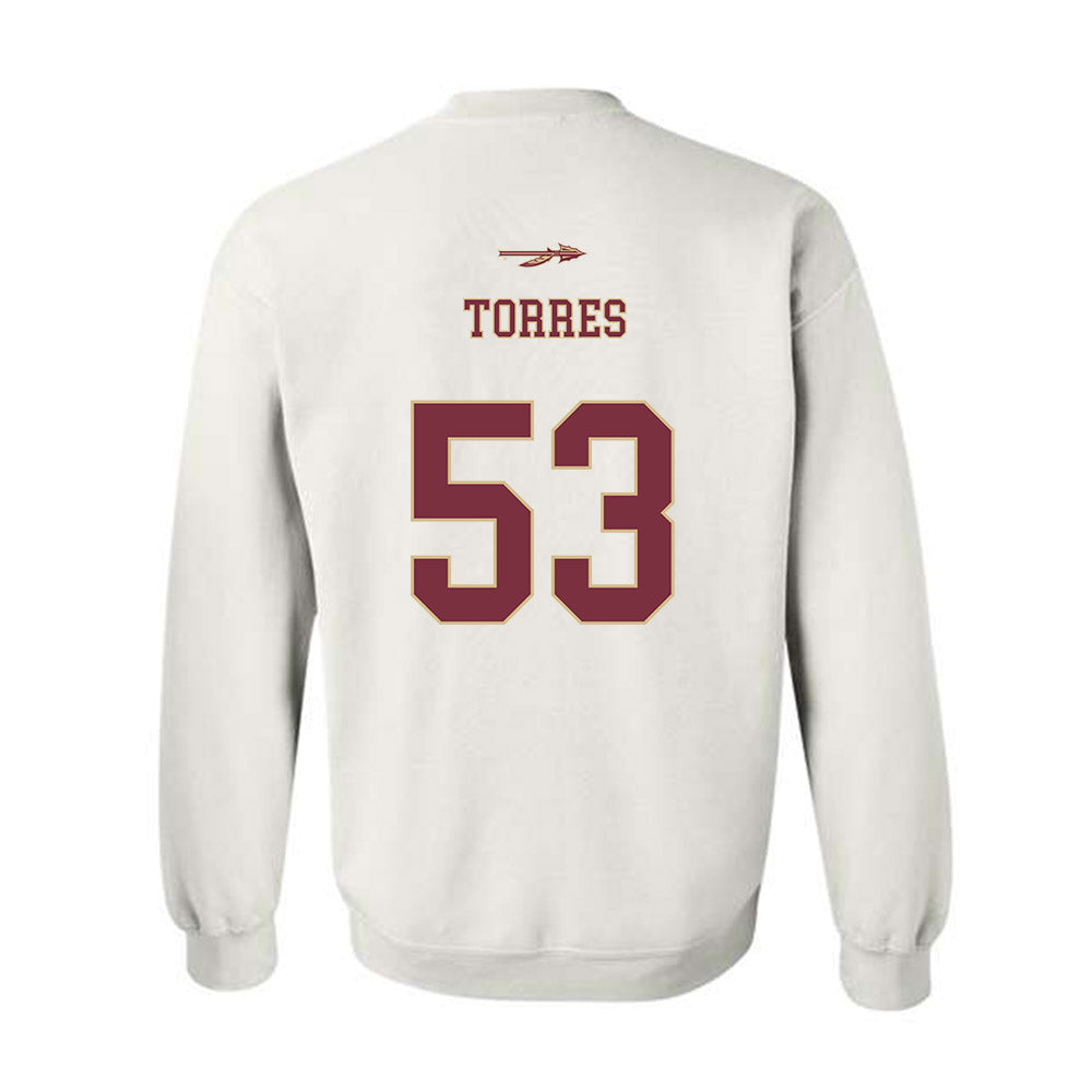 FSU - NCAA Football : Brandon Torres - Classic Shersey Crewneck Sweatshirt-1