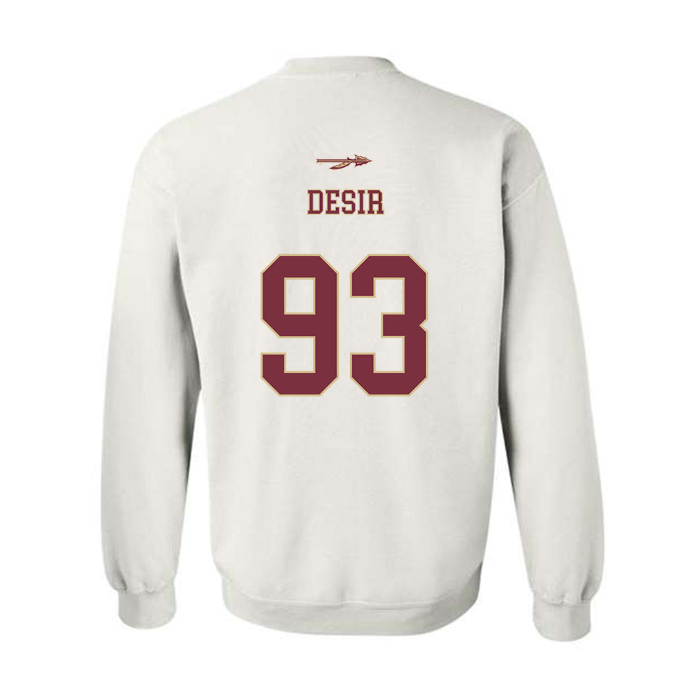 FSU - NCAA Football : Mandrell Desir - Classic Shersey Crewneck Sweatshirt-1