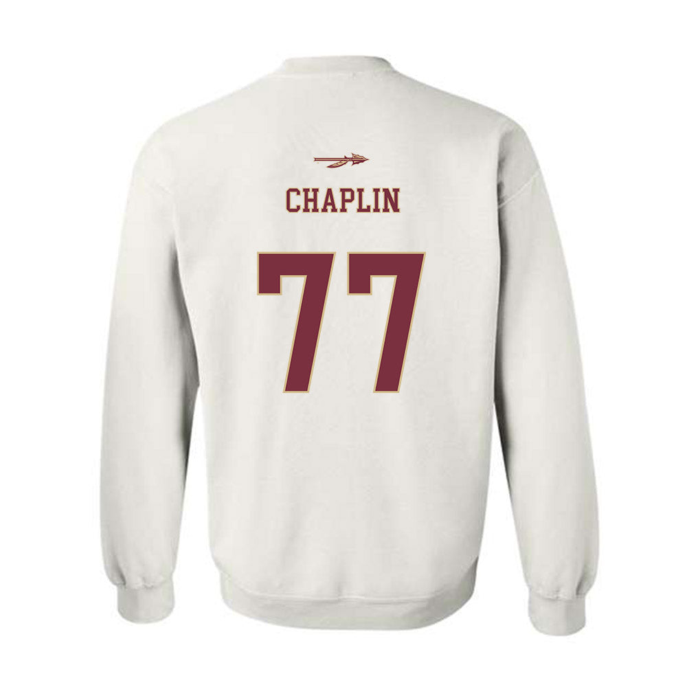 FSU - NCAA Football : Xavier Chaplin - Classic Shersey Crewneck Sweatshirt-1