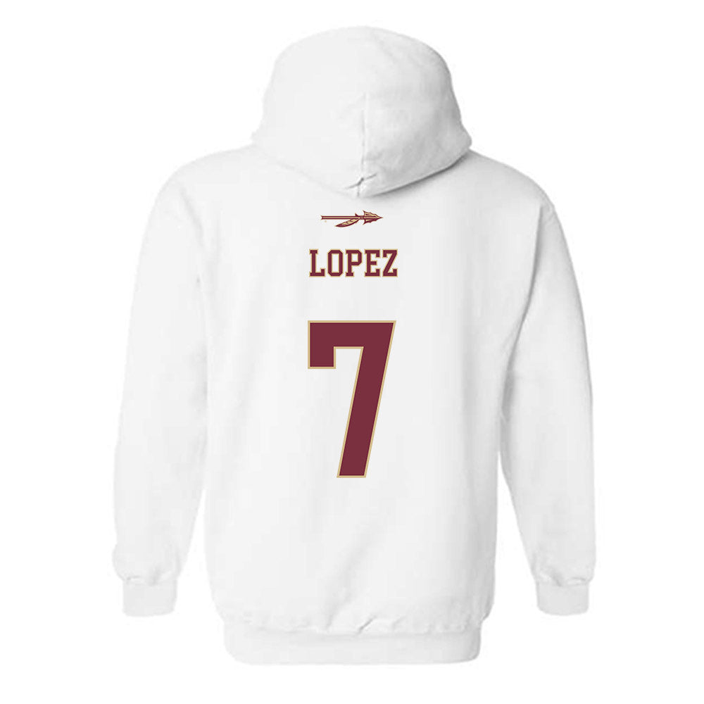 FSU - NCAA Football : Jasen Lopez - Classic Shersey Hooded Sweatshirt-1